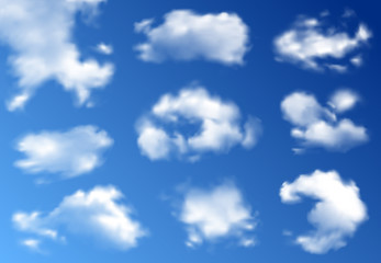 Clouds Realistic Set 