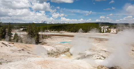 Sulfer geysers