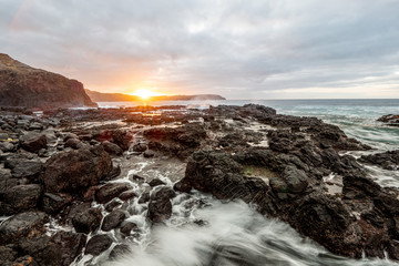 dawn, Cape Schank coastline