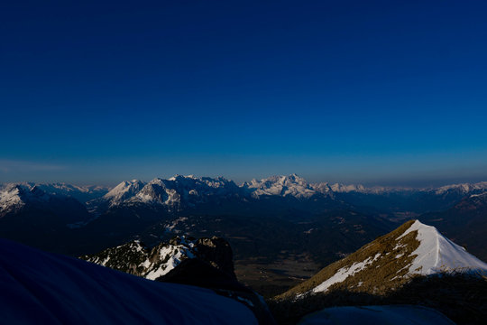 Morgenstimmung in der Alpen im Karwendel