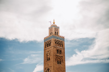 Fototapeta premium minaret of the mosque
