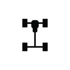 chassis car icon template