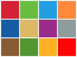 Color palettes for logo design, simple logo color schemes