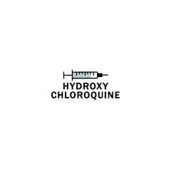Pictogram of possible treatment for the covid-19 virus - Hydroxy Chloroquine.