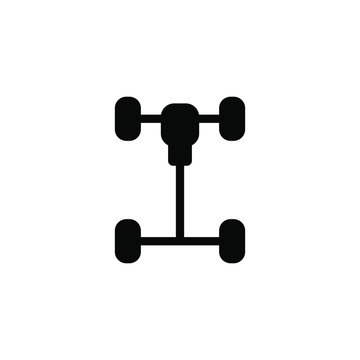 chassis car icon template