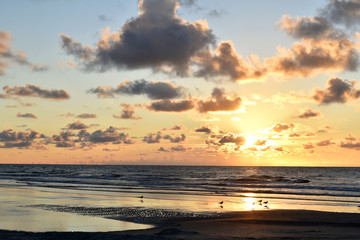 sunrise on the beach