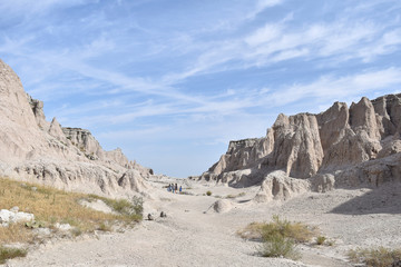 Fototapeta premium desert landscape with blue sky