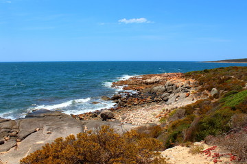 Fototapeta na wymiar Beach in Lincoln National Park, South Australia