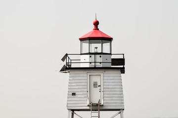 lighthouse isolated on white background