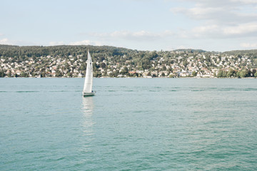 sailing boat in the sea
