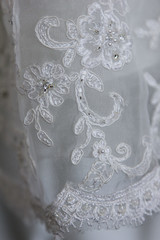 Obraz na płótnie Canvas Wedding Dress Lace Details