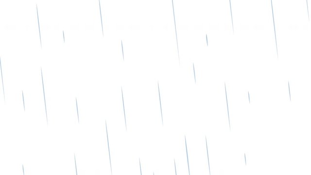雨が降る アニメーション