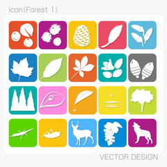 アイコン・森林（Forest 1）Vector Design