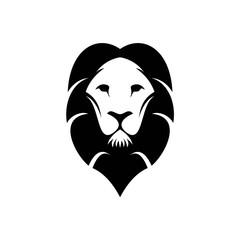 head lion vector logo