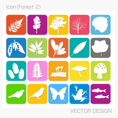 アイコン・森林（Forest 2）Vector Design