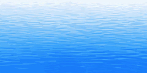 Ripples and water waves, sea surface. Vector natural background.	
