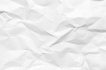 Obraz premium crumpled white paper