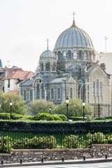 View of Russian Orthodox Xhurxh in Biarritz