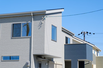 住宅地イメージ　新興住宅　モデルハウス　城山台