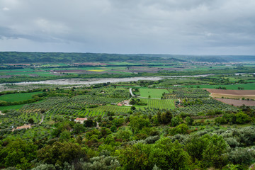 Fototapeta na wymiar Farmland in the south of France