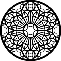 Rose Window, Fig. 10, round 1, half 1