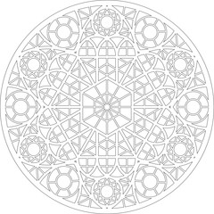 Rose Window, Fig. 10, round 2, triangular 2, framework