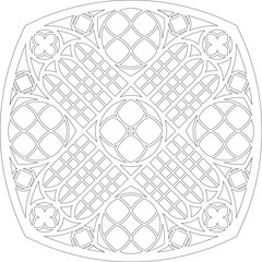 Rose Window, Fig. 10, square 1, triangular 2, framework