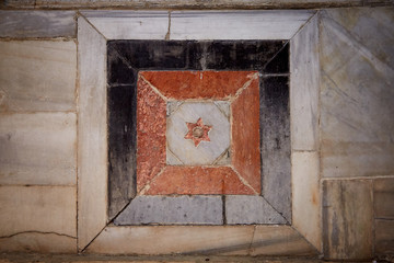 Marble Star of David in Wall