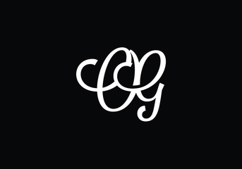 O G Initial Letter Logo design vector template, Graphic Alphabet Symbol for Corporate Business Identity