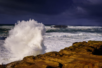 Oregon coast Pacific Ocean Newport