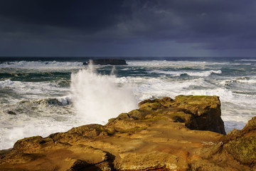 Oregon coast Pacific Ocean Newport