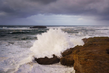 Oregon coast Pacific Ocean Newport