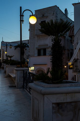 evening narrow streets of old town