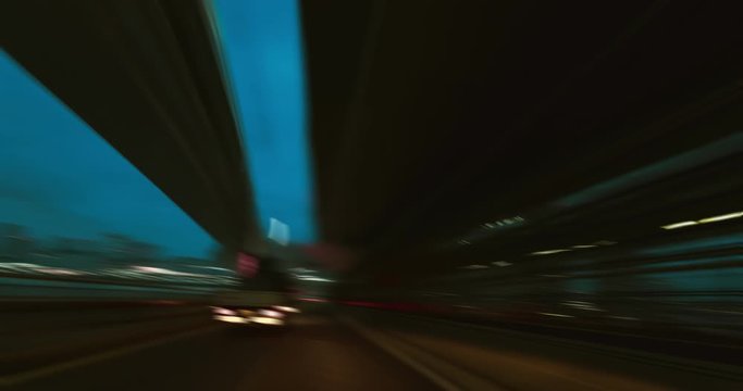 Hyperlapse in Tokyo City, Japan