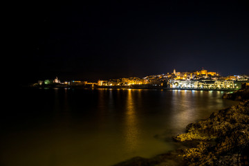 Vieste in night