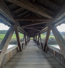 old wooden bridge 