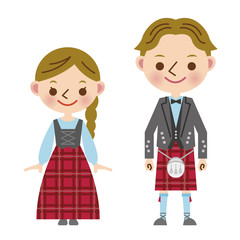 スコットランドの民族衣装