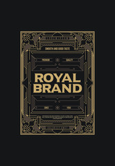 vintage old label set design template. Brewery, whiskey, card, design invitation, poster