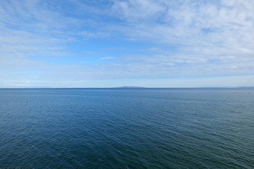 Expansive view of the Pacific Ocean