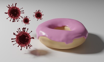 3D Donut and Virus