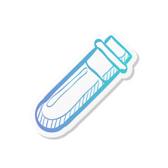 Sticker style icon - Tes tube