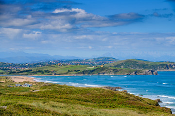 Fototapeta na wymiar Stunning landscape on the coast of Cantabria. Northern coast of Spain