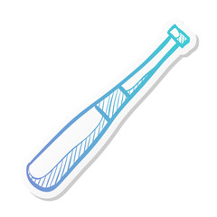 Sticker style icon - Baseball bat