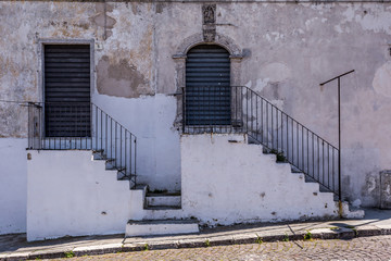 Door above the stairs