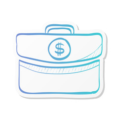 Sticker style icon - Briefcase