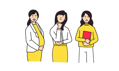 はたらく女性　ワーキングマザー