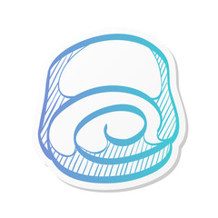 Sticker style icon - Cake