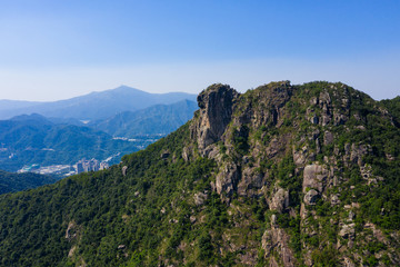 Fototapeta na wymiar Lion Rock mountain in Hong Kong