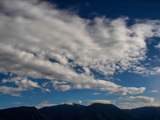 clouds in the Caracas sky