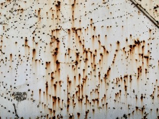 closeup brown rusty old metal texture